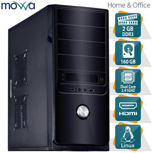 Assistência Técnica, SAC e Garantia do produto Computador Lite Intel Dual Core 2.41ghz Memória 2gb HD 160gb Hdmi - Mvlij18001602 - Movva