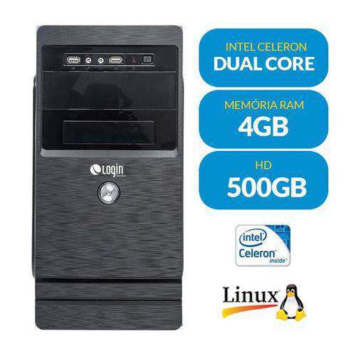 Assistência Técnica, SAC e Garantia do produto Computador Login Soho Intel Dual Core 4GB 500GB Linux