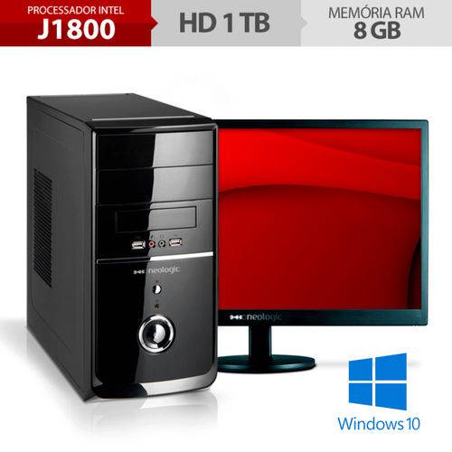 Assistência Técnica, SAC e Garantia do produto Computador Neologic NLI53258 Dual Core J1800 8GB Ram 1TB + Monitor 18,5" Windows 10