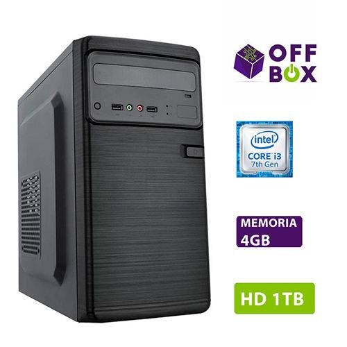 Assistência Técnica, SAC e Garantia do produto Computador OFFBOX Home 4000, Intel Core I3- 7100 Kaby Lake, HD 1TB, 4GB DDR4, FreeDos