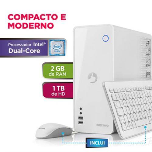 Assistência Técnica, SAC e Garantia do produto Computador Positivo Station C21TAi Celeron 2GB 1TB Linux - Branco