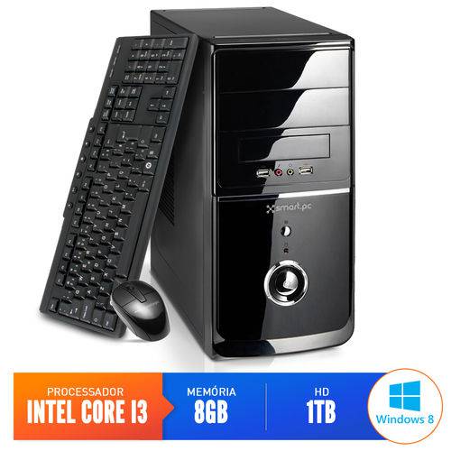 Assistência Técnica, SAC e Garantia do produto Computador Smart Pc SMT80192 Intel Core I3 8GB 1TB Windows 8