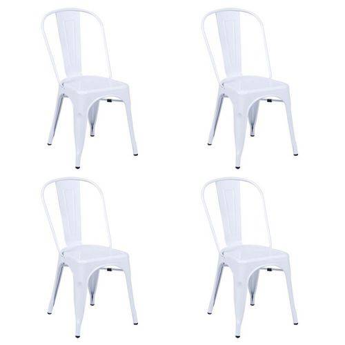 Assistência Técnica, SAC e Garantia do produto Conjunto 04 Cadeiras Iron Tolix - Branca