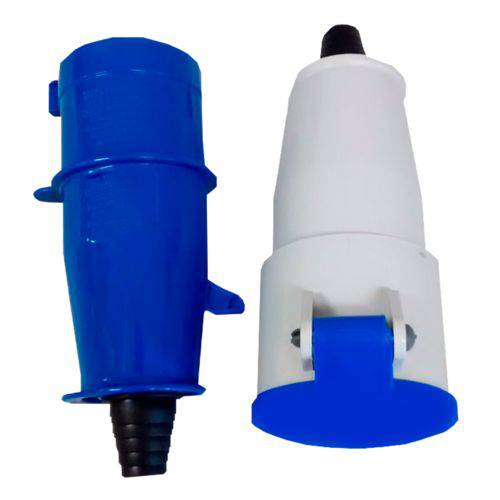 Assistência Técnica, SAC e Garantia do produto Conjunto Acoplador + Plug Macho Steck 2P+T 32a Azul Newkon