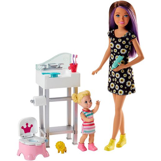 Assistência Técnica, SAC e Garantia do produto Conjunto Barbie Babá Pinico e Pia - Mattel