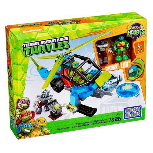 Assistência Técnica, SAC e Garantia do produto Conjunto Blocos de Montar Tartarugas Ninja Mega Bloks - Helicóptero - Mattel