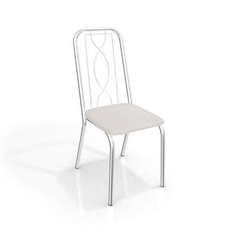 Assistência Técnica, SAC e Garantia do produto Conjunto 2 Cadeiras Viena Crome Cromado/branco Kappesberg