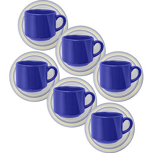 Assistência Técnica, SAC e Garantia do produto Conjunto com 6 Xícaras de Chá Reta 200ml com Píres Donna Elis - Biona