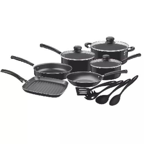 Assistência Técnica, SAC e Garantia do produto Conjunto de Panelas Cookware Set 10 Peças Preto Tramontina