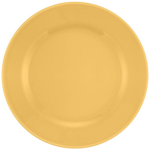 Assistência Técnica, SAC e Garantia do produto Conjunto de Pratos Biona Donna Amarelo 6 Peças Rasos 24cm - Amarelo
