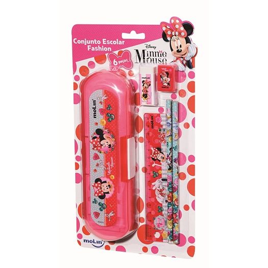 Assistência Técnica, SAC e Garantia do produto Conjunto Escolar Fashion Minnie 22332 Molin