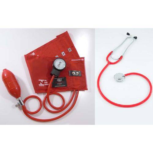 Assistência Técnica, SAC e Garantia do produto Conjunto Esfigmomanômetro e Estetoscópio Unisson (vermelho) Innova - Bic - Cód: Cj0314