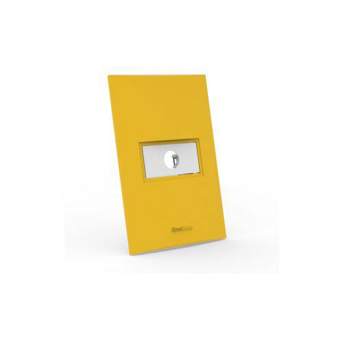 Assistência Técnica, SAC e Garantia do produto Conjunto Placa com Furo - Beleze Amarelo Girassol Enerbras