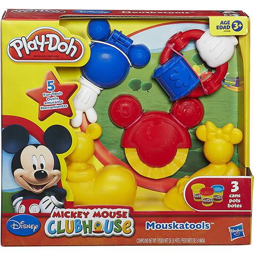 Assistência Técnica, SAC e Garantia do produto Conjunto Play-Doh Molde Mickey Mouse Club - Hasbro