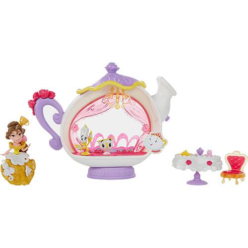 Assistência Técnica, SAC e Garantia do produto Conjunto Princesas Disney Mini Cenário Luxo Bela - Hasbro