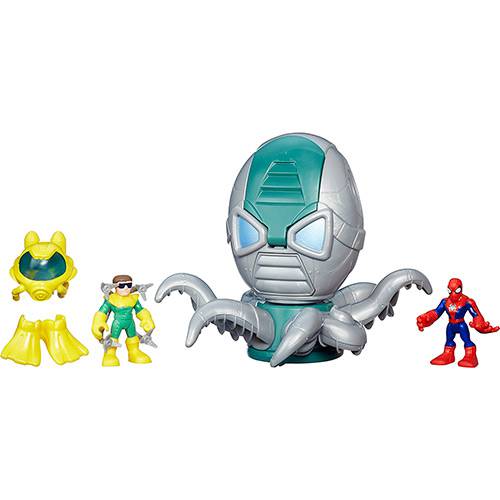 Assistência Técnica, SAC e Garantia do produto Conjunto Super Heros Adventures Grandes Aventuras Homem Aranha e Doutor Octopus - Hasbro