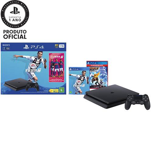 Assistência Técnica, SAC e Garantia do produto Console PlayStation 4 1TB Bundle com Game Fifa 19 - Sony + Game Ratchet And Clank Hits - PS4