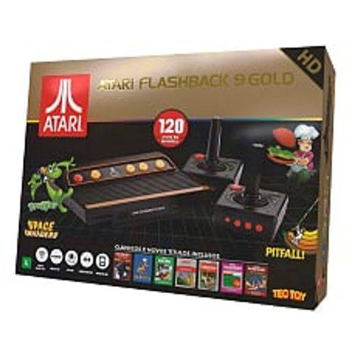 Assistência Técnica, SAC e Garantia do produto Console Retro Atari Flashback 9 Gold Deluxe Game com 120 Jogos