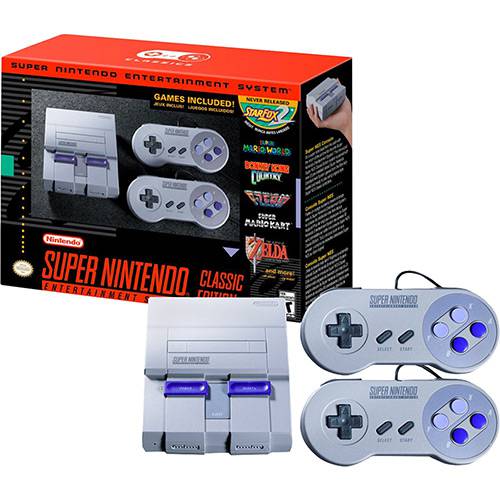 Assistência Técnica, SAC e Garantia do produto Console Super Nintendo Classic Edition + 2 Controles + 21 Jogos (Digitais)