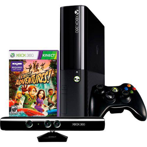 Assistência Técnica, SAC e Garantia do produto Console Xbox 360 4GB + Kinect Sensor + Game Kinect Adventures + Controle Sem Fio