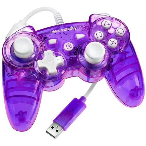 Assistência Técnica, SAC e Garantia do produto Controle com Fio Rock Candy - PS3 - Roxo - PDP