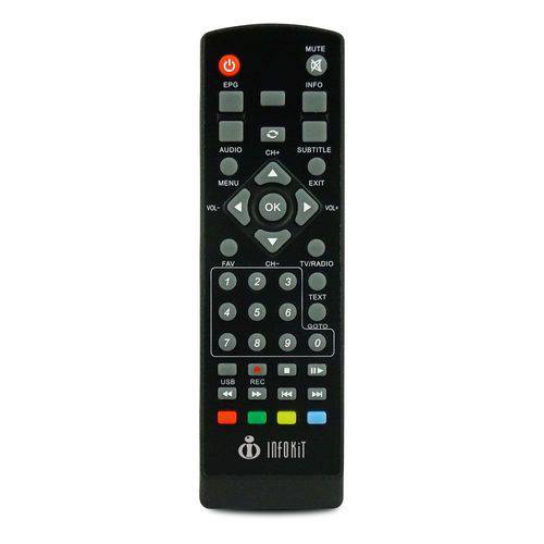 Assistência Técnica, SAC e Garantia do produto Controle Remoto para Conversor de TV Infokit ITV-100/200/400 - INFOKIT - ITV-C10