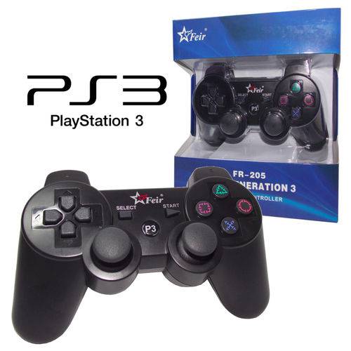 Assistência Técnica, SAC e Garantia do produto Controle Sem Fio PS3 Wireless Bluetooth Dualshock Playstation 3 Joystick – Feir FR-205