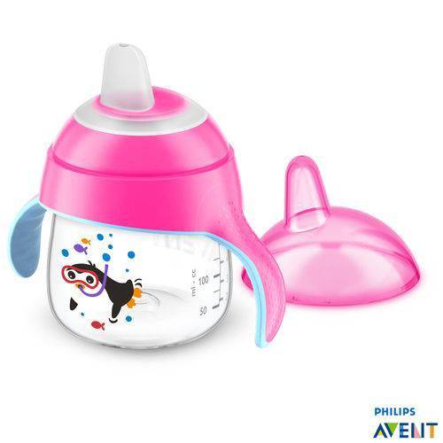 Assistência Técnica, SAC e Garantia do produto Copo Anti-Vazamento Pinguim 200ML Rosa Philips Avent SCF751/07