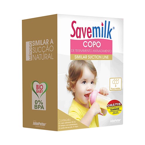 Assistência Técnica, SAC e Garantia do produto Copo de Treinamento Savemilk Cor Rosa 120ml + Grátis Disco de Vedação