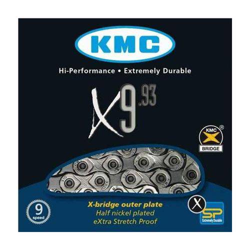 Assistência Técnica, SAC e Garantia do produto Corrente Kmc X9 Silver Prata 116l 9v Shimano Sram Mtb Speed