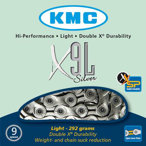 Assistência Técnica, SAC e Garantia do produto Corrente MTB SPEED KMC X9L 9V Silver Prata