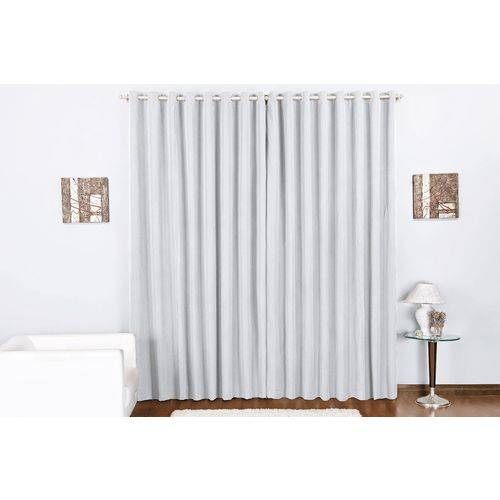 Assistência Técnica, SAC e Garantia do produto Cortina Shirlei Básic 2,80m X 2,50m de Altura - Tecido Oxford P/ Varão Simples Cor Branco