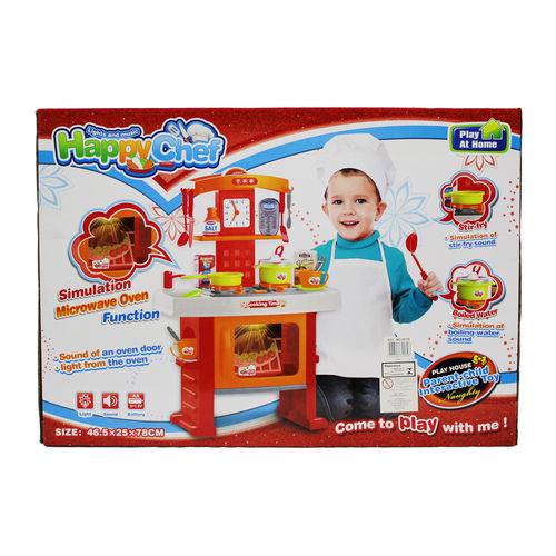 Assistência Técnica, SAC e Garantia do produto Cozinha Super Infantil Som Luz Forninho 19 Pecas - Mc18158