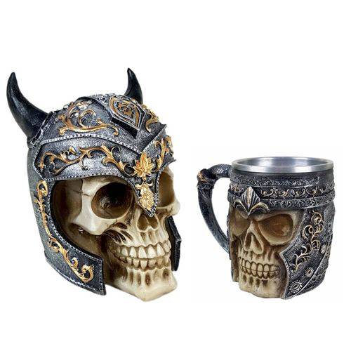 Assistência Técnica, SAC e Garantia do produto Crânio Viking Medieval + Caneca Viking Medieval.