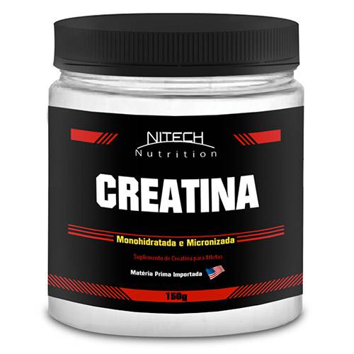 Assistência Técnica, SAC e Garantia do produto Creatina Monohidratada - 150g - Nitech Nutrition