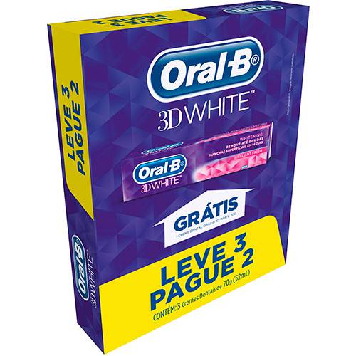 Assistência Técnica, SAC e Garantia do produto Creme Dental Oral-B 3D White - 70g