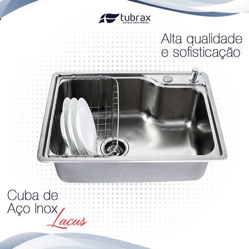 Assistência Técnica, SAC e Garantia do produto Cuba Inox Cozinha Gourmet Luxo com Acessórios - Lacus