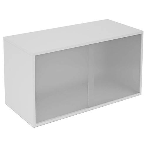 Assistência Técnica, SAC e Garantia do produto Cubo Decorativo Duplo BCB com 2 Portas de Vidro Branco - BRV