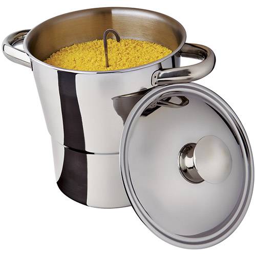 Assistência Técnica, SAC e Garantia do produto Cuscuzeira Inox 16cm Euro Home