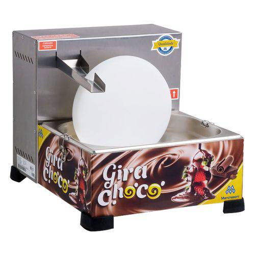 Assistência Técnica, SAC e Garantia do produto Derretedeira de Chocolate Gira Choco 1 Cuba 5 Litros 750w Inox - Marchesoni - 110v