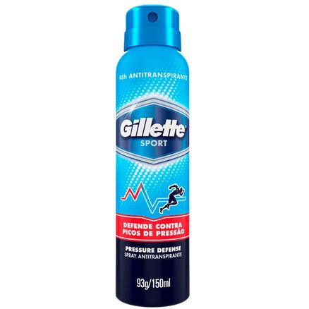 Assistência Técnica, SAC e Garantia do produto Desodorante Spray Gillette Sport Pressure Defense 150ml