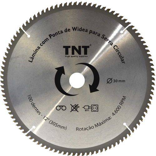 Assistência Técnica, SAC e Garantia do produto Disco para Serra Circular 300mm 100 Dentes - TNT