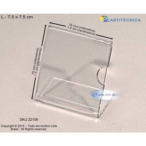 Assistência Técnica, SAC e Garantia do produto Display ou Porta Folha L em Acrílico (7,5x7,5cm)