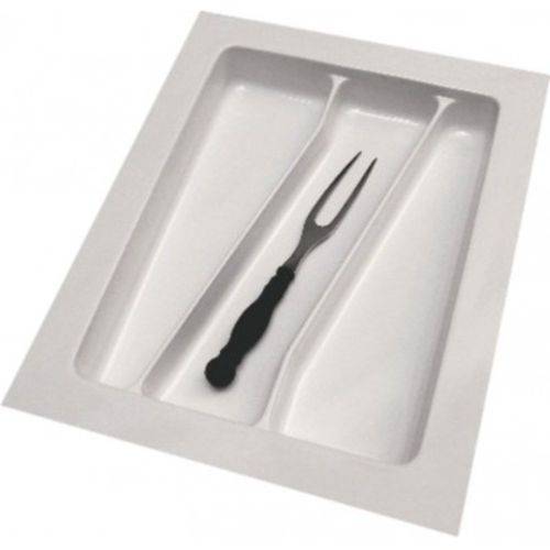 Assistência Técnica, SAC e Garantia do produto Divisória e Organizador de Talheres Branco para Gavetas de Cozinha - 30cm X 39cm a 38cm X 47cm - Modelo 10175