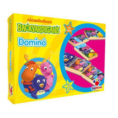 Assistência Técnica, SAC e Garantia do produto Domino Backyardigans Nickelodeon 28 Pecas em Madeira - Ciabrink