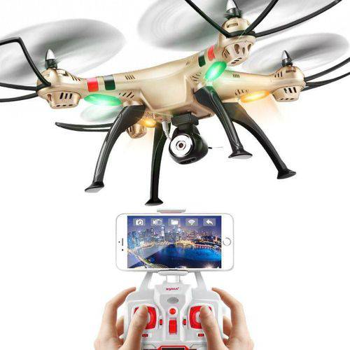 Assistência Técnica, SAC e Garantia do produto Drone Syma X8HW Wifi FPV RC Quadricóptero 4CH 6-Aixs Câmera 2.0MP HD