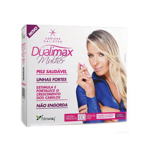 Assistência Técnica, SAC e Garantia do produto Dualimax Mulher - Dualimax Hair com 60 Cápsulas Dualimax Collagen com 60 Cápsulas