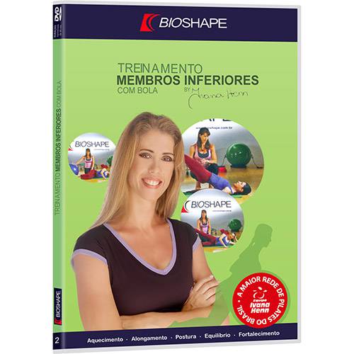 Assistência Técnica, SAC e Garantia do produto DVD - Bioshape - Treinamento Membros Inferiores com Bola - Ivana Henn
