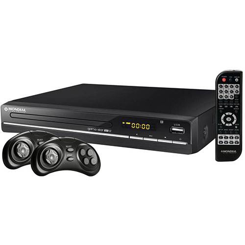 Assistência Técnica, SAC e Garantia do produto DVD Game Star Mondial 6010-01 com USB II com Karaokê, Função Game, Entrada USB e Ripping