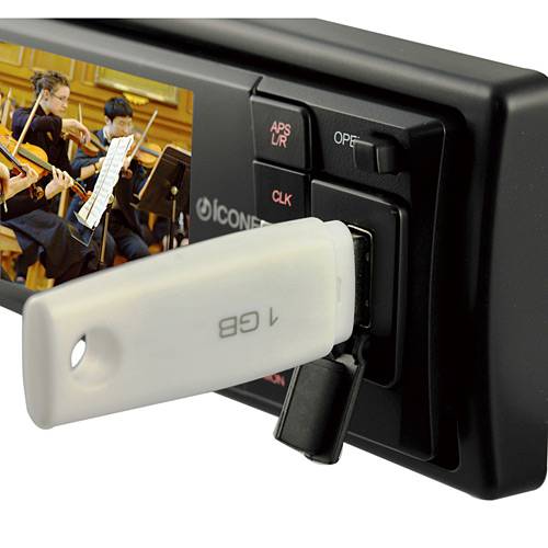 Assistência Técnica, SAC e Garantia do produto DVD Player Automotivo Ícone DV1307 Tela 3''- Rádio AM/FM, Entradas USB, SD, AUX e P/câmera de Ré